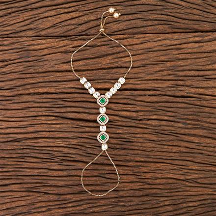 Kundan Classic Hath Pan With Gold Plating