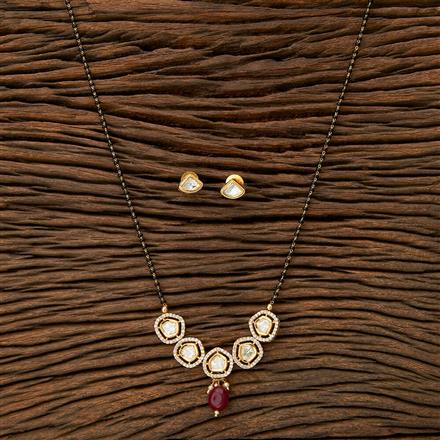 Kundan Classic Mangalsutra With Gold Plating