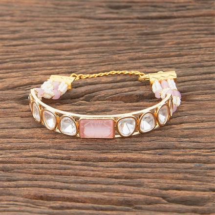 Kundan Bandhai Bracelet With Gold Plating