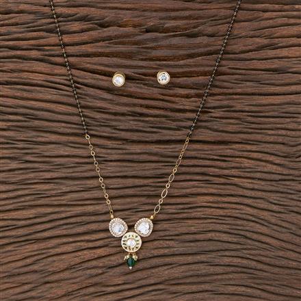 Kundan Classic Mangalsutra With Gold Plating