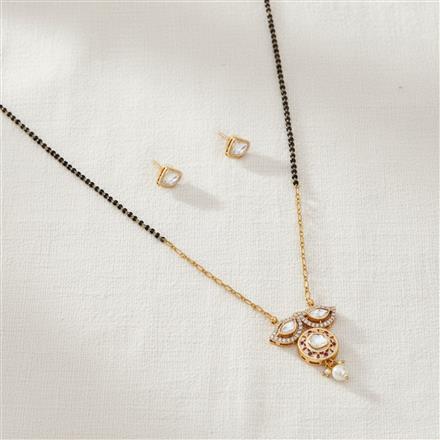 Kundan Classic Mangalsutra With Gold Plating