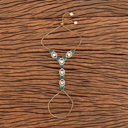 Kundan Classic Hath Pan With Gold Plating