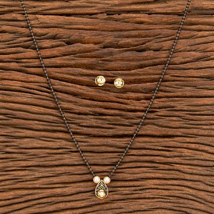 Kundan Tanmaniya Mangalsutra With Gold Plating