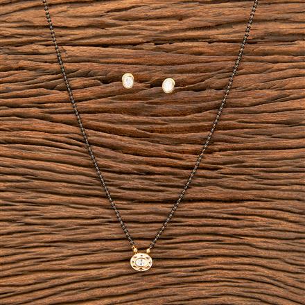 Kundan Delicate Mangalsutra With Gold Plating