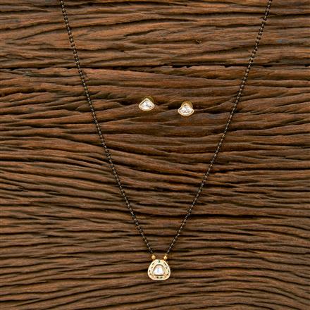 Kundan Tanmaniya Mangalsutra With Gold Plating