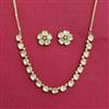 Kundan Delicate Necklace With Gold Plating