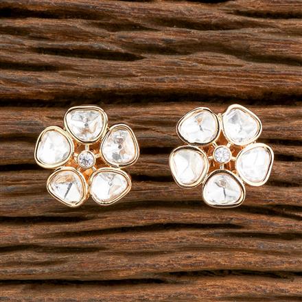 Kundan Classic Earring With Gold Plating