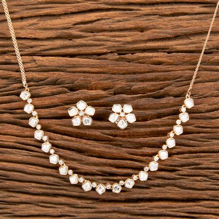 Kundan Delicate Necklace With Gold Plating