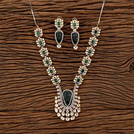 Kundan Classic Necklace With 2 TonePlating