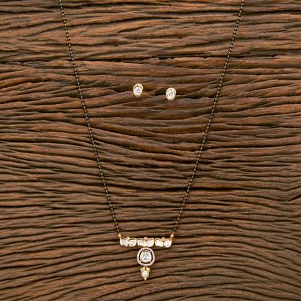 Kundan Classic Mangalsutra With Gold Plating