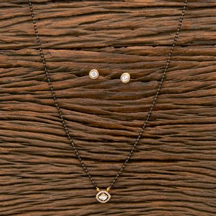 Kundan Delicate Mangalsutra With Gold Plating