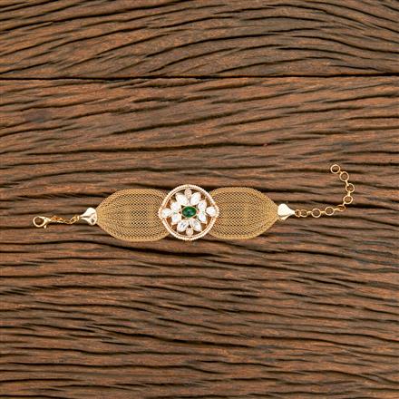 Kundan Classic Bracelet With Gold Plating