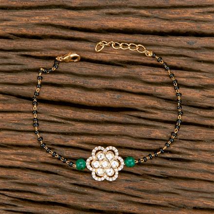 Kundan Classic Bracelet With Gold Plating