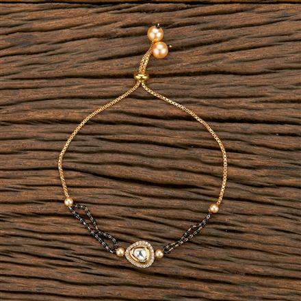 Kundan Classic Bracelet With Gold Plating