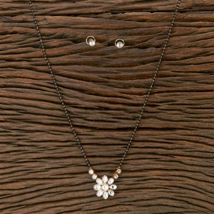 Kundan Tanmaniya Mangalsutra With Gold Plating