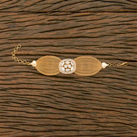 Kundan Classic Bracelet With Gold Plating