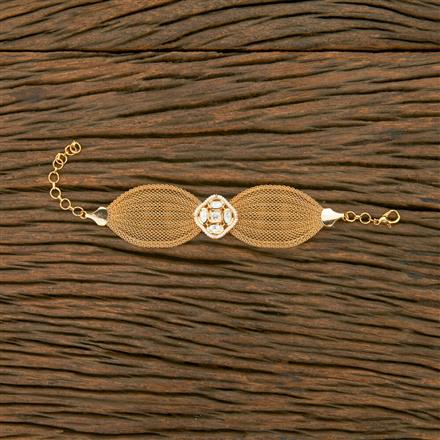 Kundan Classic Bracelet With Gold Plating