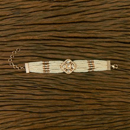 Kundan Classic Bracelet With Gold Plating