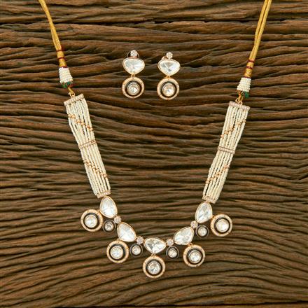 Kundan Bandhai Necklace With Gold Plating