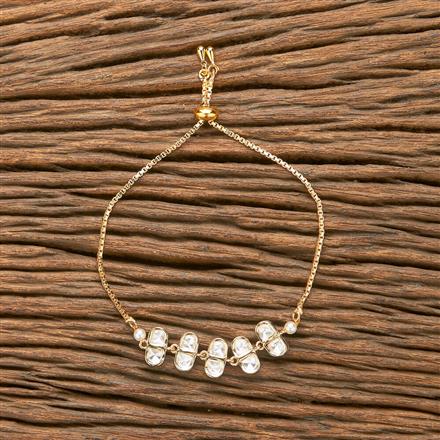 Kundan Classic Bracelet With Gold Plating