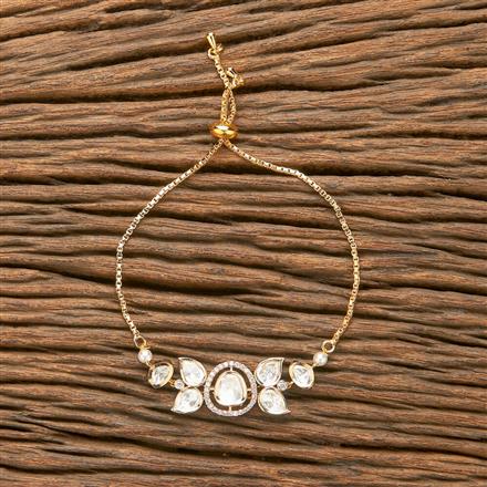 Kundan Classic Bracelet With Gold Plating