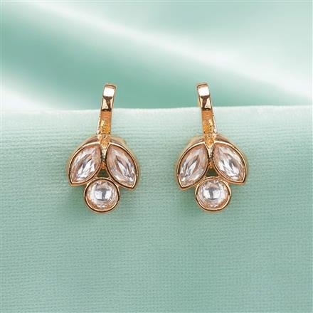Kundan Classic Nose Ring With Gold Plating