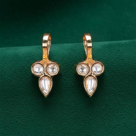 Kundan Classic Nose Ring With Gold Plating