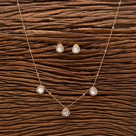 Kundan Classic Pendant Set With Gold Plating