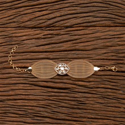 Kundan Classic Bracelet With Gold Plating