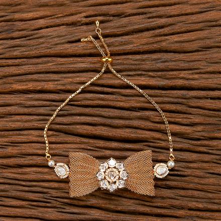 Kundan Classic Bracelet With Gold Plating