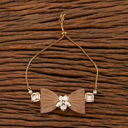 Kundan Classic Bracelet With Gold Plating