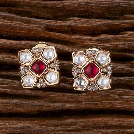 Kundan Classic Earring With Gold Plating