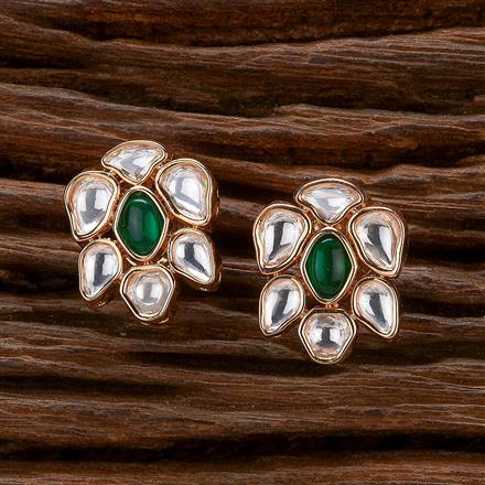 Kundan Classic Earring With Gold Plating