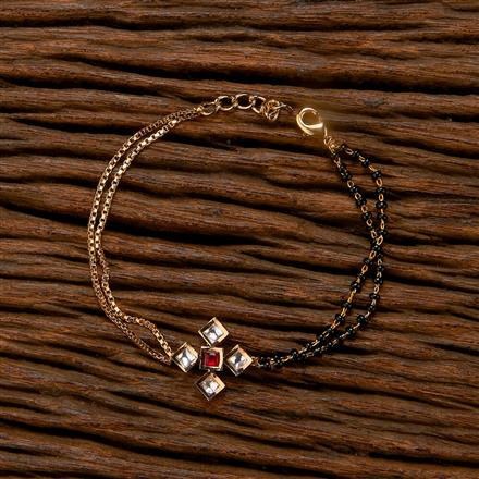 Kundan Classic Bracelet With Gold Plating