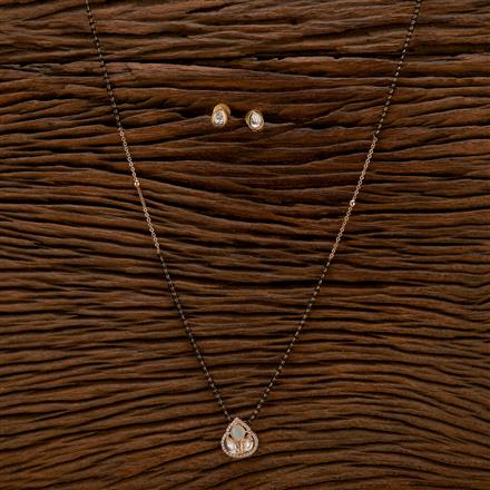 Kundan Tanmaniya Mangalsutra With Gold Plating