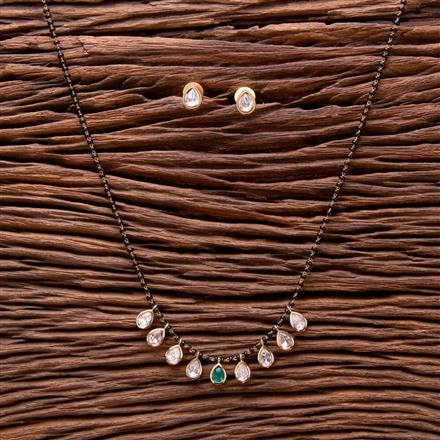 Kundan Classic Mangalsutra With Gold Plating