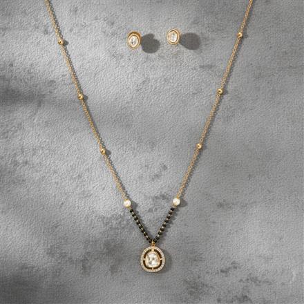 Kundan Classic Mangalsutra With Gold Plating