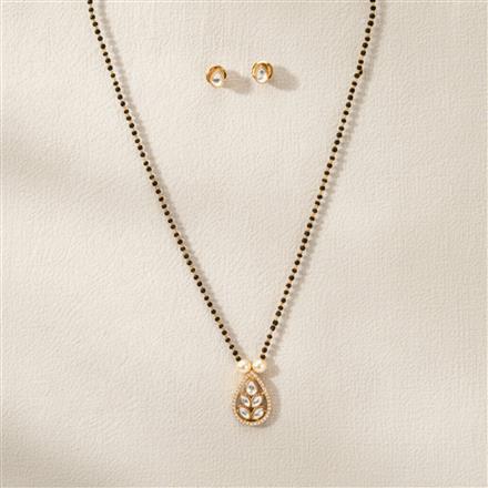 Kundan Tanmaniya Mangalsutra With Gold Plating