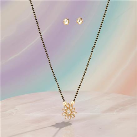 Kundan Tanmaniya Mangalsutra With Gold Plating