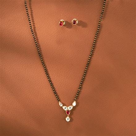 Kundan Classic Mangalsutra With Gold Plating