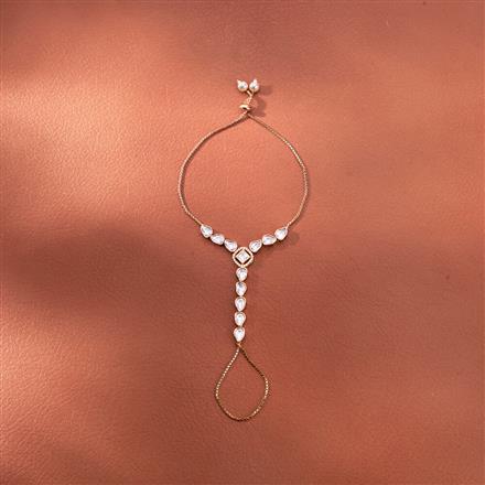 Kundan Classic Hath Pan With Gold Plating