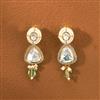 Kundan Classic Earring With Gold Plating
