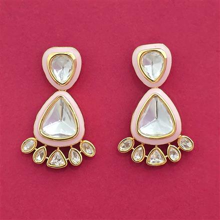 Kundan Meenakari Earring With Carat Plating