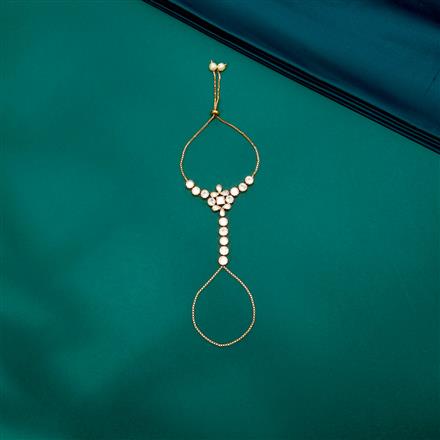 Kundan Delicate Hath Pan With Gold Plating