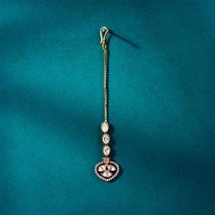 Kundan Classic Tikka With Mehndi Plating