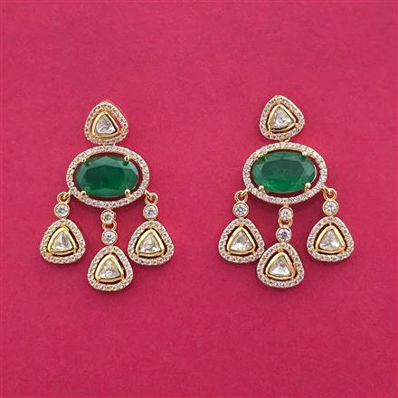 Kundan Classic Earring With Gold Plating