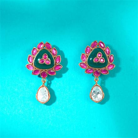 Kundan Classic Earring With Gold Plating