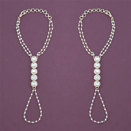 Kundan Classic Hath Pan With Carat Plating