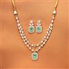 Kundan Classic Necklace Set With Gold Plating