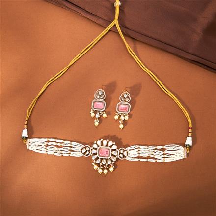 Kundan Classic Necklace Set With Gold Plating